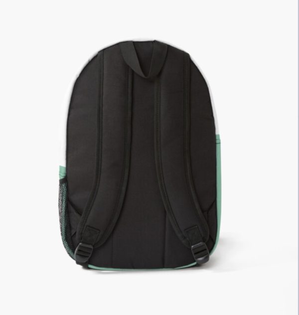 world, here i come green backpack 2