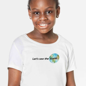 young girl wearing see the world t shirt-11