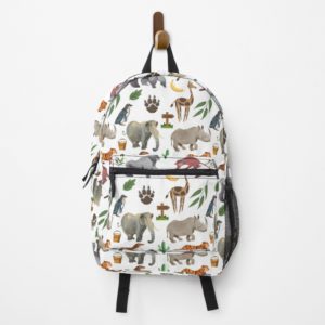 zoo animals backpack