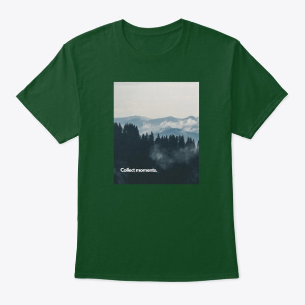 collect moments t shirt green