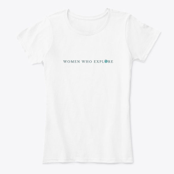 women who explore t shirt white