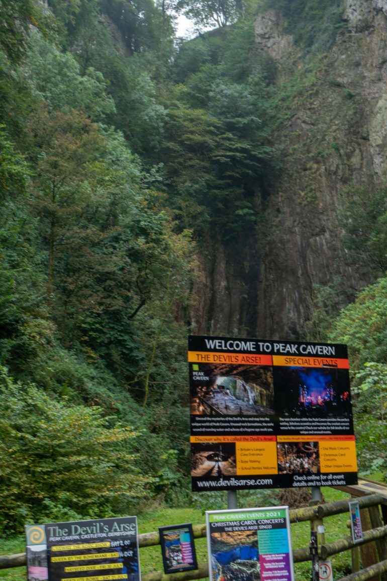entrance to peak cavern