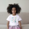 girl wearing bird design tshirt