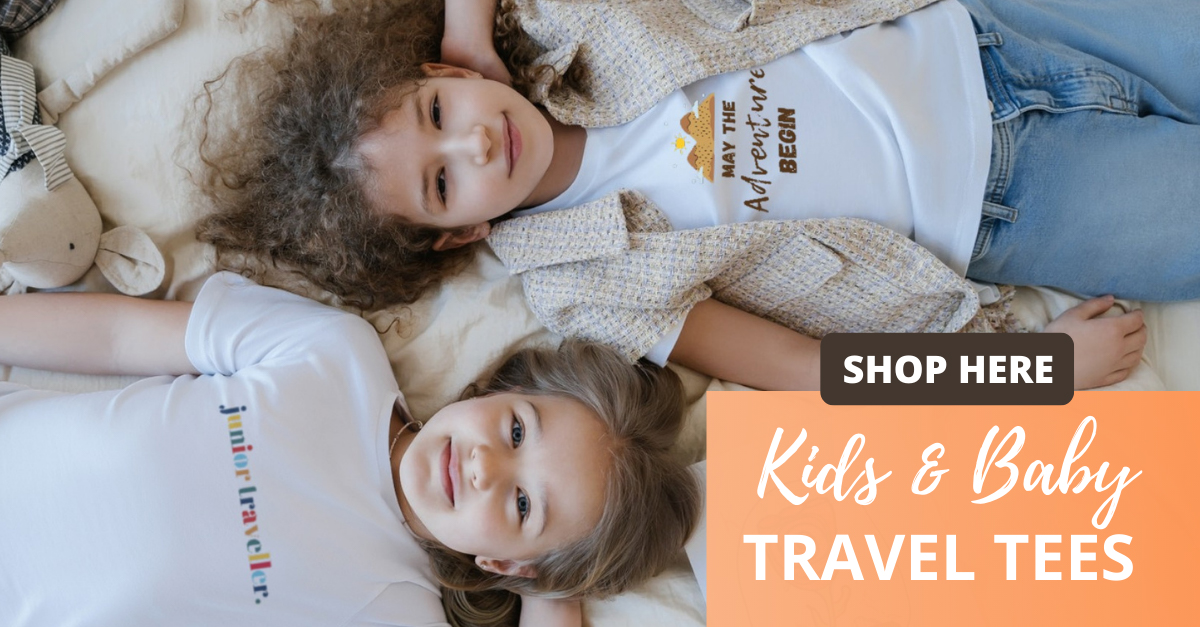 kids travel clothing ad