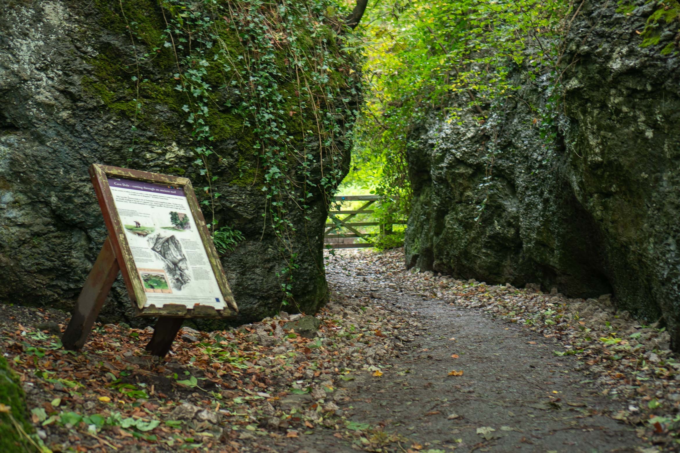 Cave Dale entrance peak district